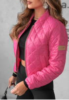 Krótka pikowana Jacke bomberka Unstoppable You Fuchsia