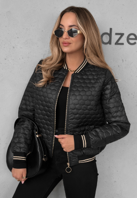 Kurze Steppjacke Morning Hill Schwarz