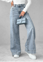 Hose Jeans wide leg Except Me Blau