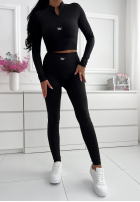 Set Bluse i Leggings Original Design Schwarz