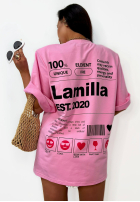 T-Shirt z nadrukiem La Milla Est 2020 Rosa