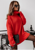 Jumper z golfem Mavi in red