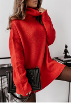 Jumper z golfem Mavi in red