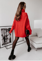 Jumper z golfem Mavi in red