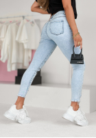 Hose Jeans z nadrukami Come Alive Hellblau