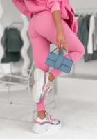 Prążkowane Leggings Siempre in pink