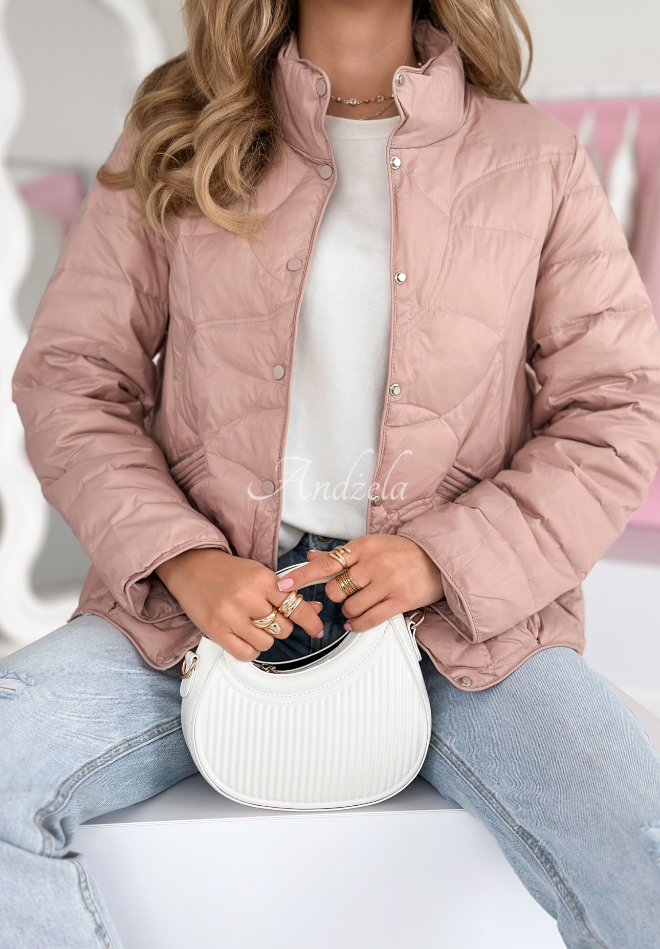 Down jacket Already Gone powder pink