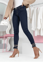 Hose Jeans skinny Double Espresso Dunkelblau