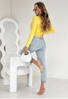 Leicht Pullover Selavi Limette