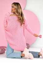 Asymetryczny Pullover Dr Love Rosa