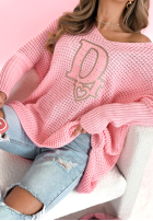 Asymetryczny Pullover Dr Love Rosa