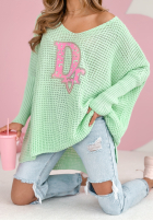 Asymetryczny Pullover Dr Love Mintgrün