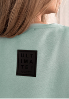 Sweatshirt oversize Active Queens jasnomiętowa