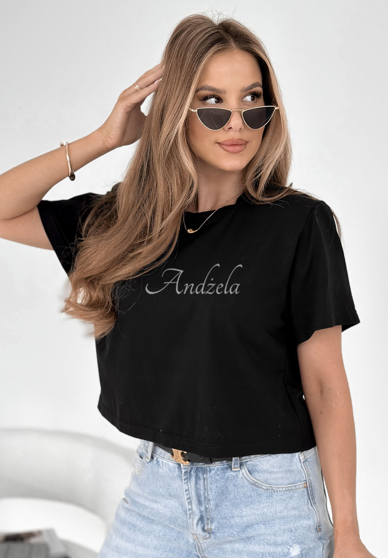Hey Darling short T-shirt black
