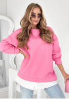 Sweatshirt oversize One Step Ahead Rosa