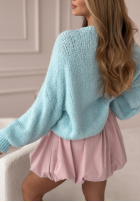 Oversize Pulli Amari Himmelblau