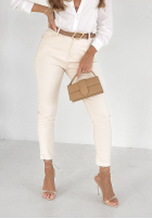 Hose Jeans z paskiem Only Evidence Beige