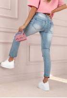 Hose Jeans z nadrukami Bright And Cheerful Blau