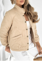 Krótka puchowa Jacke Last Thing Beige