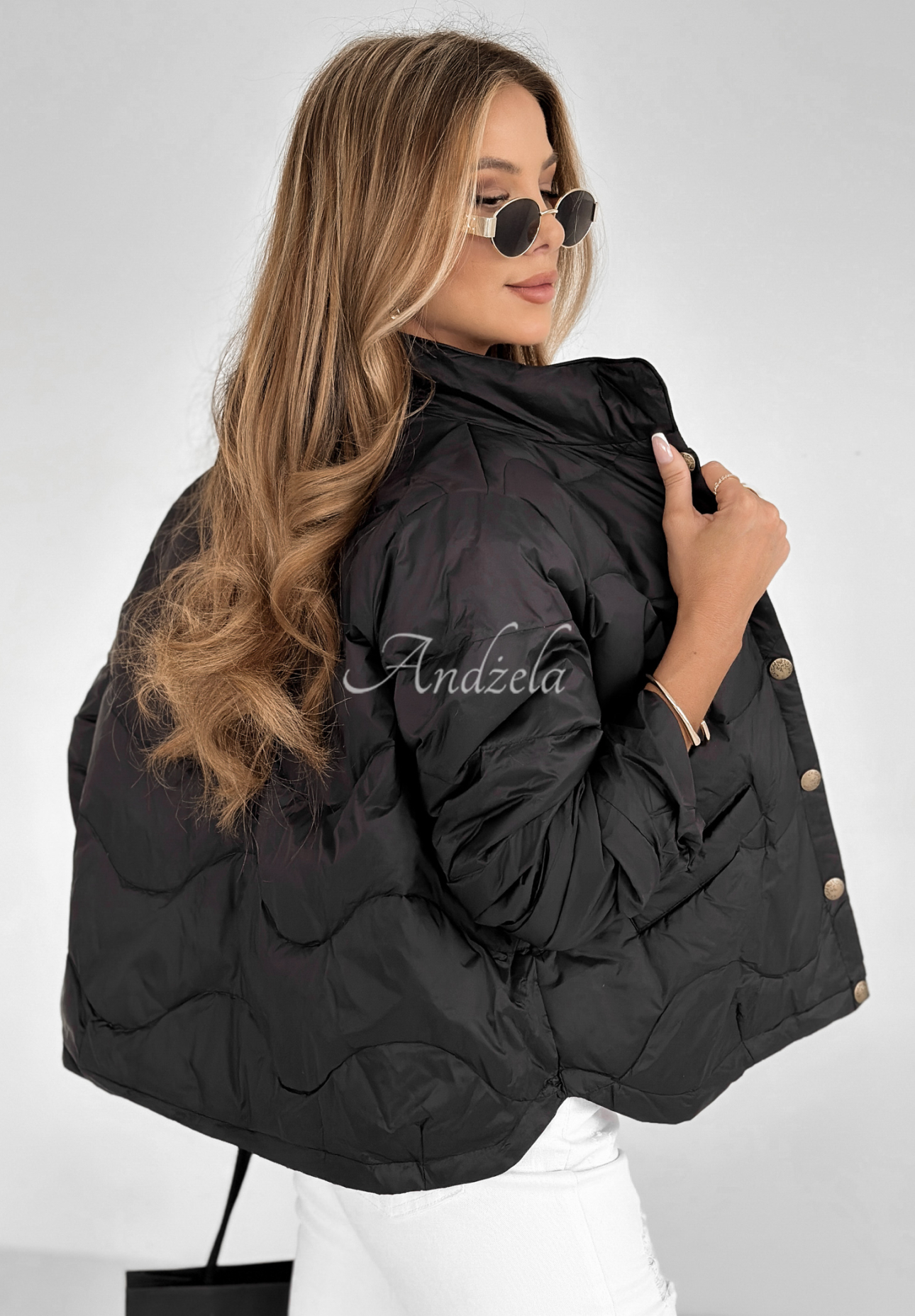 Kurze Daunenjacke Last Thing Schwarz