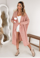 Cardigan oversize Feather Light Altrosa