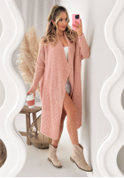 Cardigan oversize Feather Light Altrosa