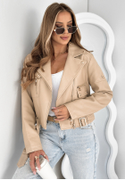 Skórzana Bikerjacke Fall Apart Beige