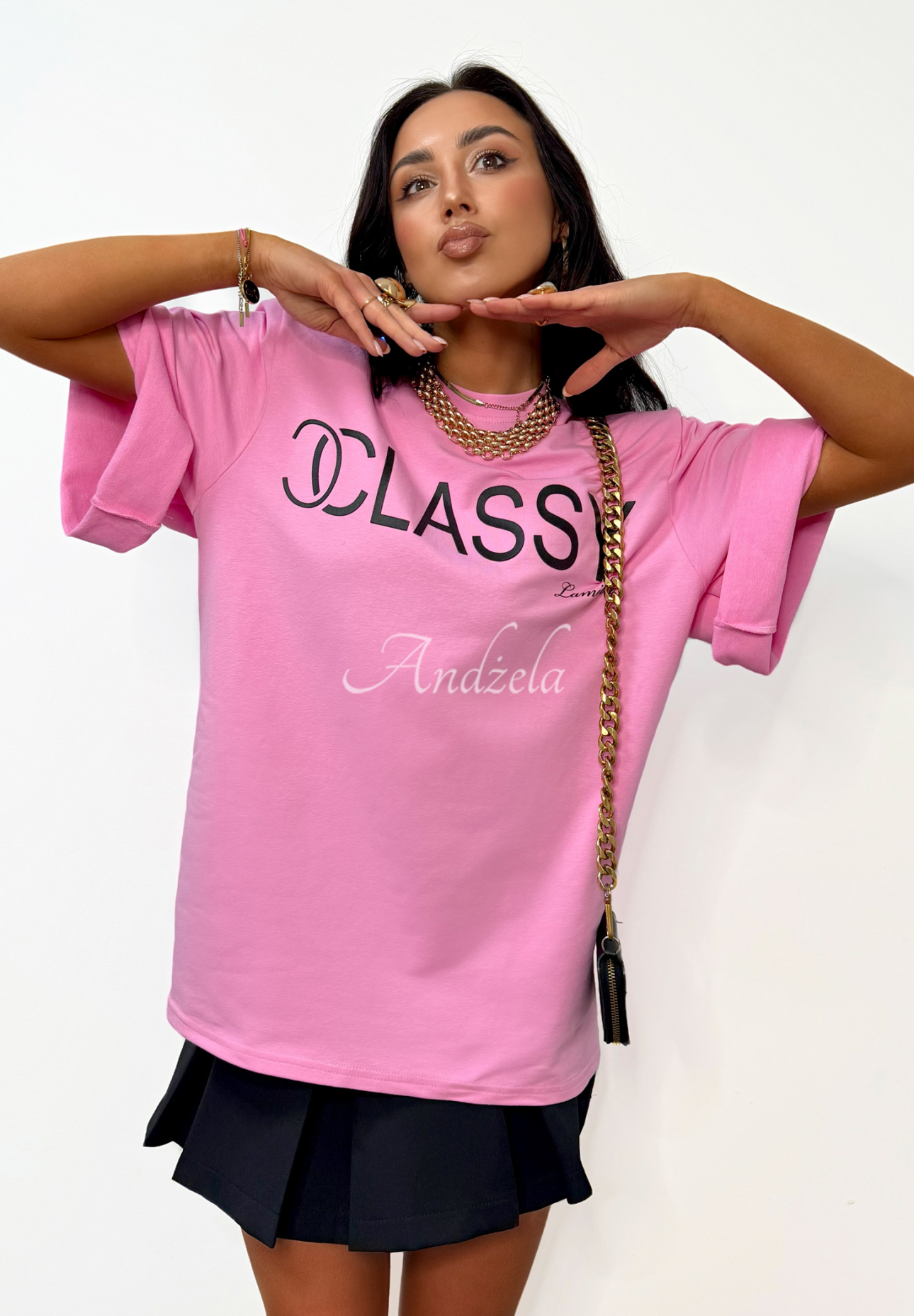 T-Shirt mit Aufdruck La Milla Classy Rosa