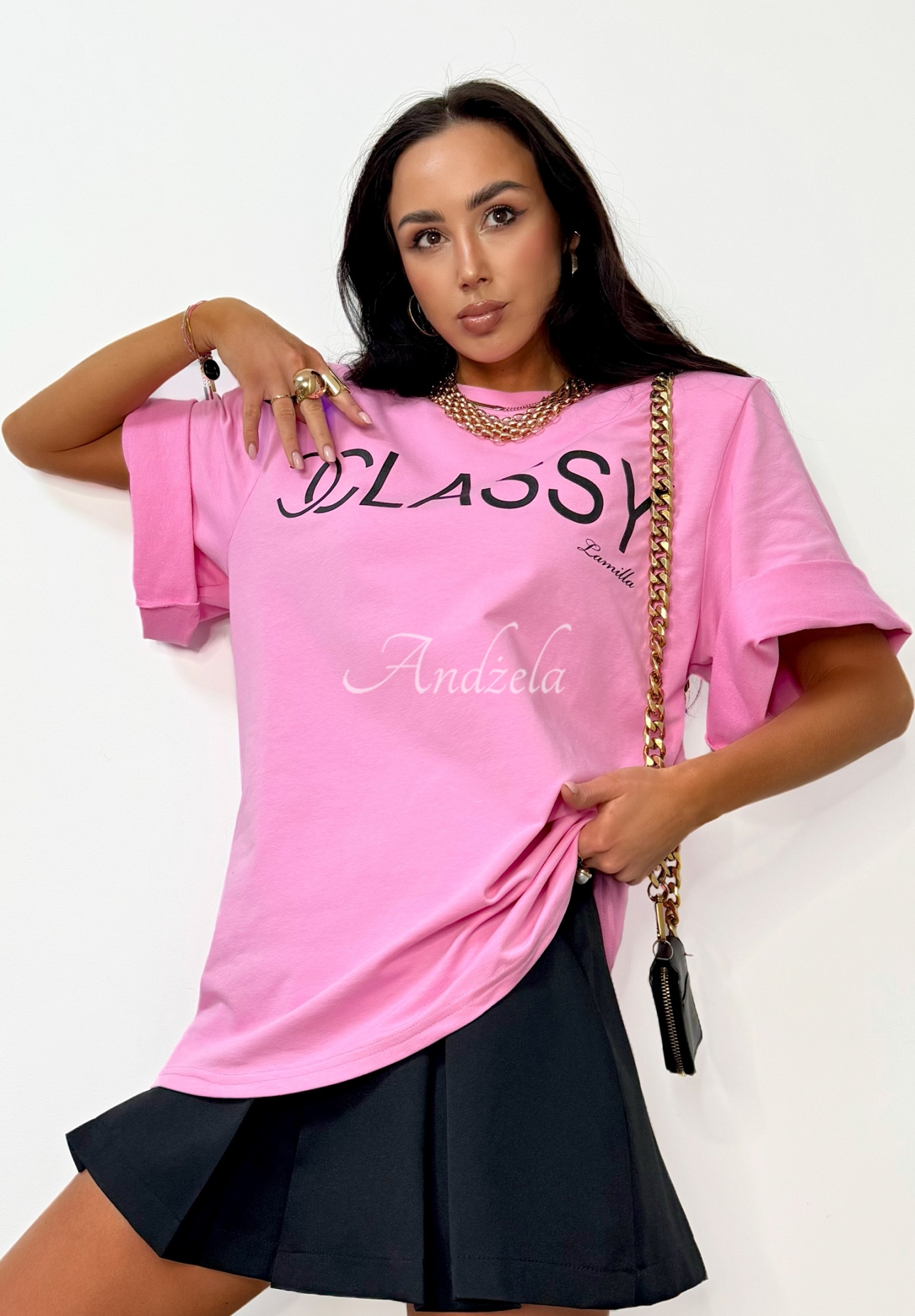 T-Shirt mit Aufdruck La Milla Classy Rosa