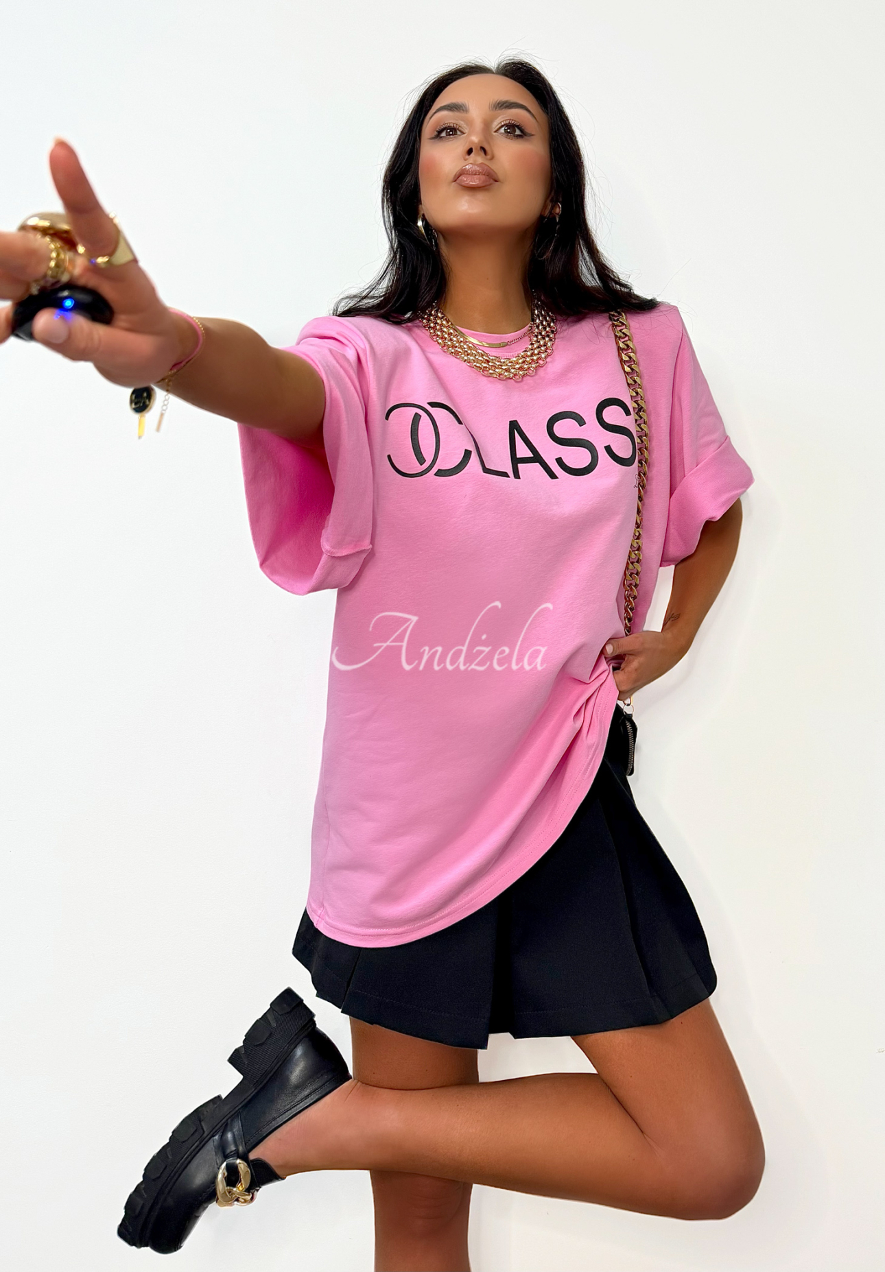 T-Shirt mit Aufdruck La Milla Classy Rosa