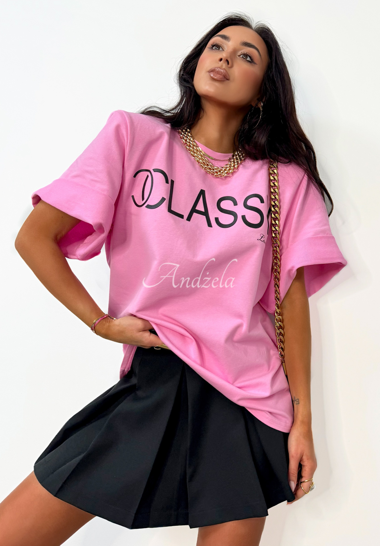 T-Shirt mit Aufdruck La Milla Classy Rosa