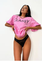 T-Shirt z nadrukiem La Milla Classy Rosa