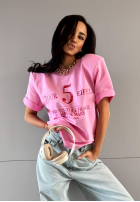 T-Shirt z nadrukiem La Milla Tour 5 Rosa