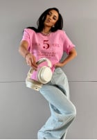 T-Shirt z nadrukiem La Milla Tour 5 Rosa