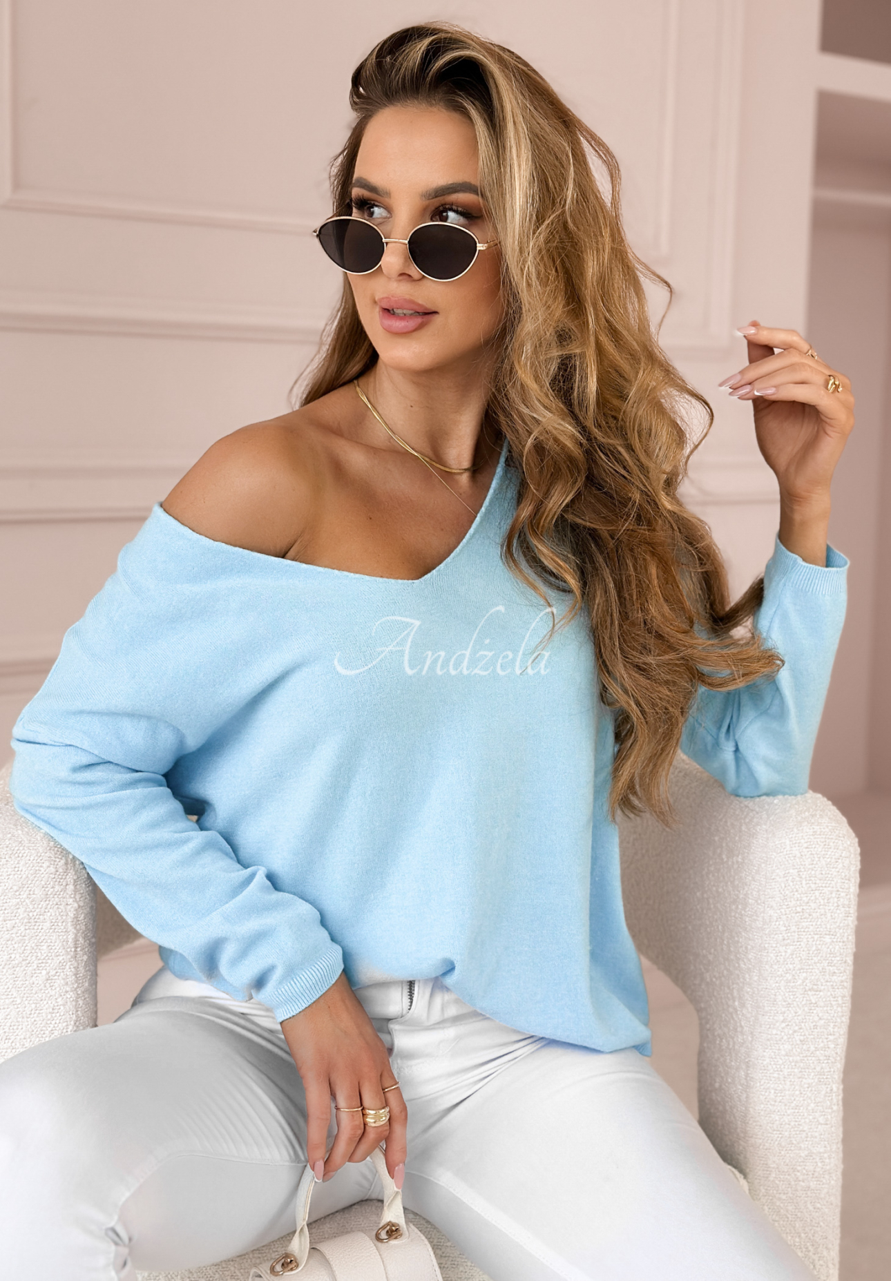 Leichter Pullover Parma HellBlau