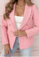 Blazer w kratę Any Version Rosa