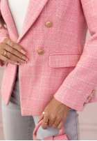 Blazer w kratę Any Version Rosa