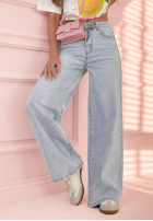 Jeanshose wide leg More Than Anything Hellblau