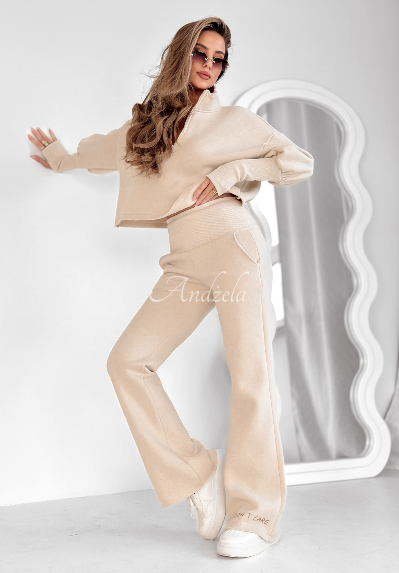 Tracksuit set Anymore light beige