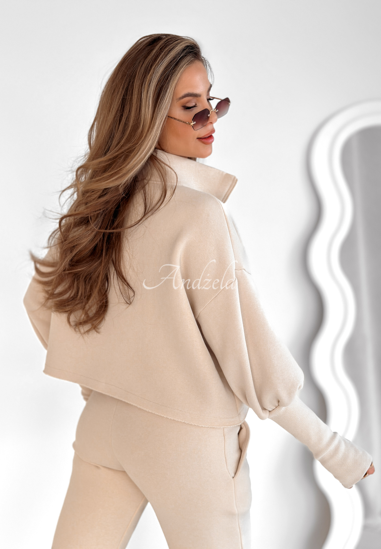 Tracksuit set Anymore light beige