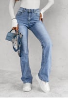 Hose Jeans dzwony Feeling Adorable dunkelblau