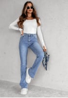 Hose Jeans dzwony Feeling Adorable dunkelblau