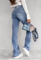 Hose Jeans dzwony Feeling Adorable dunkelblau