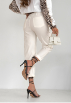 Hose Jeans z aplikacjami Little Dazzling Ecru