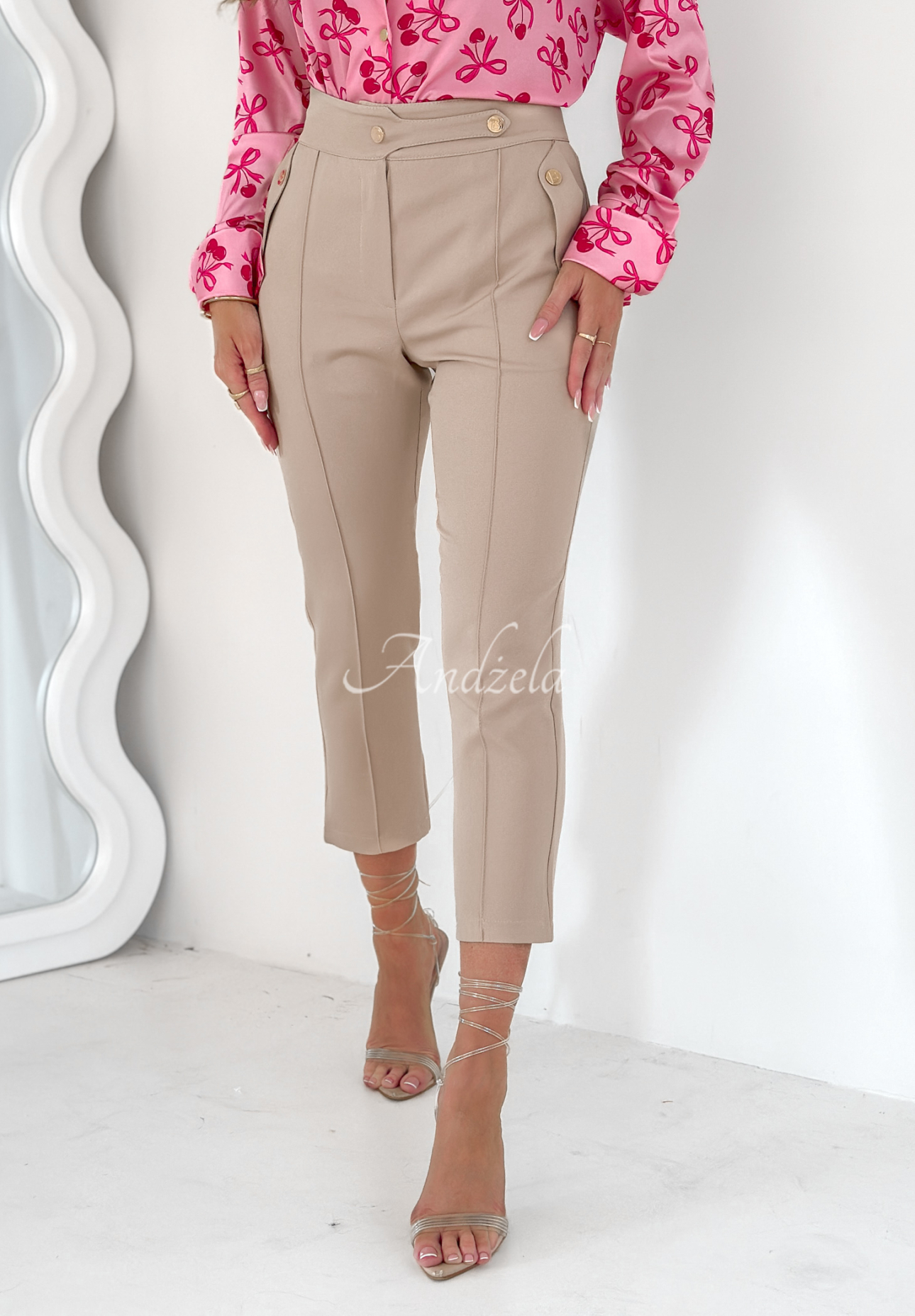 Zigarettenhose The Female Beige