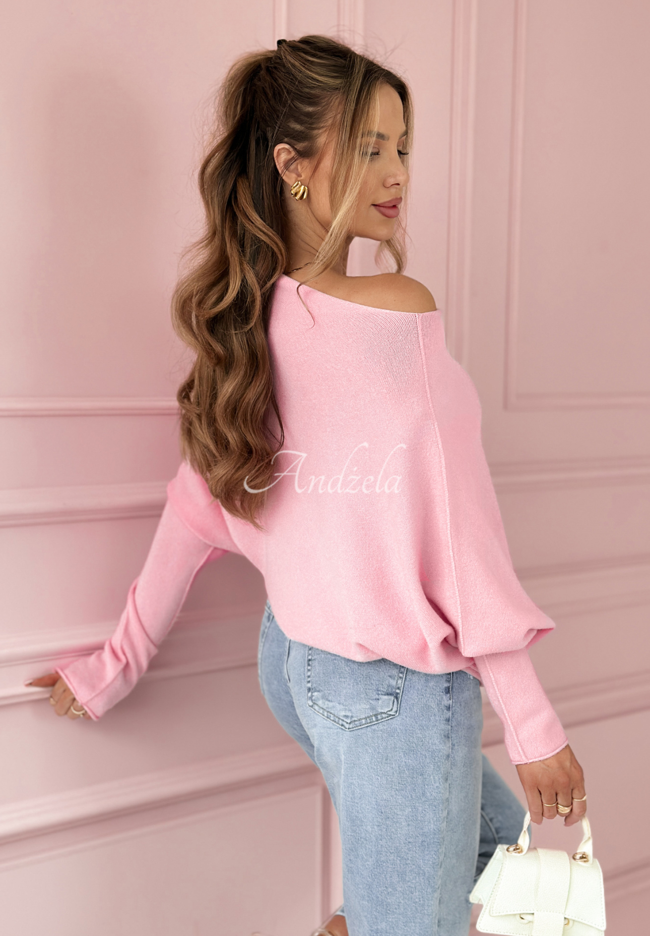 Oversize Pullover Found Each Other Rosa