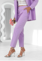 Eleganckie Hose Chinohose Runway Ready Lilafarben