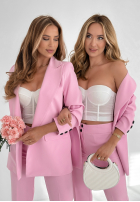 Marynarka Runway Ready jasnoróżowa