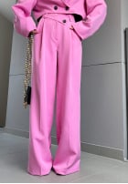 Material Hose wide leg La Milla Do Something Rosa