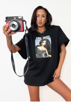 T-Shirt z nadrukiem La Milla Girl Boss Schwarz